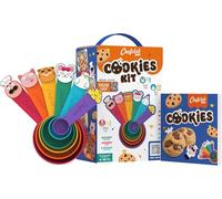 Chefclub Kids - Set Starter Cookies per Bambini - Libro di Ricette + Utensili + Formine - Imparare a Cucinare Divertendosi - Set Creativo di Pasticceria dai 4 Anni in Su: Starter Kit