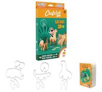 Chefclub Kids Stampini Safari 3D - Multilingue, Realizzare Biscotti Originali, con I Tuoi Bambini - Leone, Elefante, Giraffa