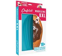 CHEFCLUB KIDS - Stampo per Madeleine gigante XXL 26 cm - Cucina e casa - Stampo in silicone con più di 10 ricette incluse in Ebook, blu