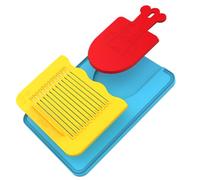 Chefclub Kids - Tagliere 3 in 1 per Bambini - Antiscivolo, Ergonomico e Sicuro - Facile Apprendimento della Cucina - Accessorio Innovativo e Educativo - Dai 4 Anni