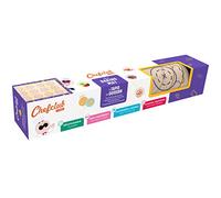 Chefclub Kids - Tappetino da forno antiaderente in silicone 30x40 cm - Divertenti grafiche di macaron, biscotti e pizza - Riutilizzabile, senza BPA, adatto a forno e lavastoviglie - Dai 4 anni in su