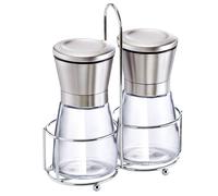 Cheffinger, Macinini per sale e pepe Manuel Inox e Vetro Ultra Resistente Solido