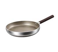 Cheffinger, Padella Antiaderente 28cm Induzione con Manico Effetto Legno