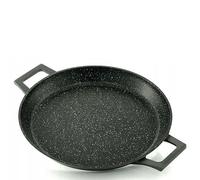 Cheffinger Padella per paella 40 cm | Padella per paella a induzione | Padella con guanti | Padella da portata