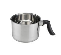 Cheffinger, Pentolino per Latte 12cm Inox con Beccuccio e Manico Isolante