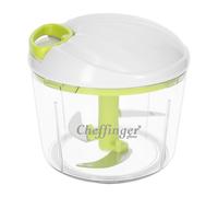 Cheffinger, Tritatutto manuale multifunzione 900ml, Blanc / Vert