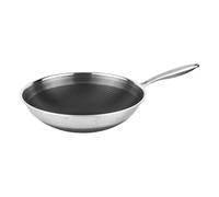 Cheffinger, Wok inox premium con interno antiaderente a nido d'api 32 cm