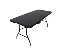 CHEFGASTRO Tavolo buffet pieghevole e mobile con maniglia per terrazza, balcone, giardino | AxLxP 74x152x70cm | Per fino a 4 persone | In- & Esterno | Nero #1