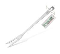 Chefkoch forchetta per carne - Perfetta per servire creazioni a base di carne, in acciaio inossidabile dall'aspetto opaco - Forchetta da intaglio lavabile in lavastoviglie