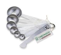 Chefkoch Meets Fackelmann Premium - Set di 7 cucchiai dosatori in acciaio inox, misura incisa, perfetto per spezie e liquidi, lavabile in lavastoviglie