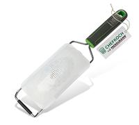 CHEFKOCH Premium - Grattugia a 2 vie incise, ergonomica, con impugnatura soft touch, extra affilata, per formaggio, cioccolato e altro, con protezione lama