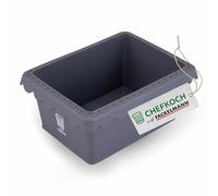 ChefKoch, stampo per friggitrice ad aria calda e forno, ideale per pane e torte, stampo in silicone per airfryer, grigio scuro, 17 x 13 x 7,5 cm, adatto per impasti da 500 g