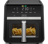 Chefman Friggitrice ad Aria TurboFry 8.5L, 6-in-1 ad Alta Potenza Cottura a 230°C, XL, Cestello con Finestra, Frittura ad Aria, Infornare, Griglia, Riscaldare, Disidratare, Scongelare - Nera