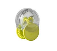 Chef'n GarlicZoom Trita Aglio, Taglia Aglio ed Erbe Manuale, Verde, 6,5 x 5,5 x 8,5 cm