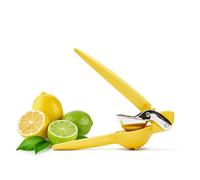 Chef'n Spremi agrumi Automatico Spremiagrumi Manuale, Acciaio, Giallo, Argento, Panna, Citrus Juicer