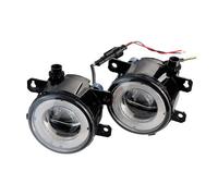 CHEFRU Fendinebbia Anteriore Compatibile con Fiat per Punto per Evo 2010 2011 2012 2013 2014 2015 2016 2017 Auto Angel Eye Fendinebbia DRL Lampada da Corsa Diurna 33900STKA11(White)