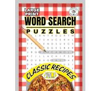 CHEF'S KISS WORDSEARCH PUZZLES: CLASSIC RECIPES VOL. 1