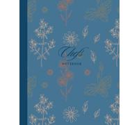 Chefs Notebook: 8x10 200 Pages perfect for the chefs in your life