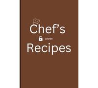 Chef's secret recipes: Designed for food enthusiasts, it's the perfect place to jot down recipes, refine techniques and document your cooking experiments.