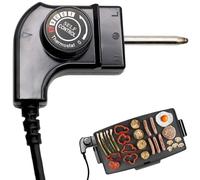 CHEFZOCO Cavo ferro da stiro, cavo termostato per ferro elettrico, presa termostato cucina, presa elettrica, piastre da cucina, intervallo temperatura da 0 a 280°, 250 V 10 A 2000 W, 1 metro