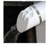 ChegLI 1 pz 50-110 mm PVC Bianco Scarico a Pavimento - Filtro antiodore for balconi e Giardini Esterni(100mm)