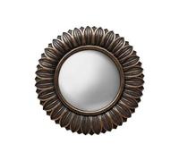 CHEHOMA Specchio Convesso resina Fiore Bronzo 18cm