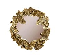 CHEHOMA Specchio farfalle dorate resina 29cm