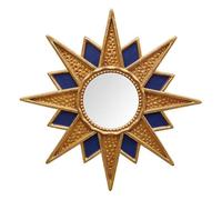 CHEHOMA Specchio stellato oro e blu 28 cm