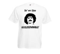 CHEIDEASTORE T-Shirt Maglietta Attila FLAGELLO di Dio Uomo (XLarge, Bianco)