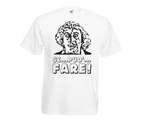 CHEIDEASTORE T-Shirt Maglietta Frankenstein Junior Si può Fare Young Frankenstein Uomo (Small, Bianco)