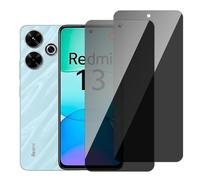 chejuza Privacy Pellicola Protettiva per Xiaomi Redmi 13 4g /POCO M6 4g[2 Pezzi],Durezza 9H,Copertura Completa Anti Spy in Vetro Temperato,HD Protezione Schermo Protezione