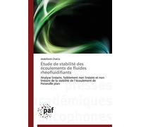 Chekila-A Étude de Stabilité Des Écoulements de Fluides Rhéofluidifi (Tascabile)