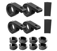 Chelhead 4 supporti per fari da lavoro 0,75 "-1,25" 19-32 mm, supporto universale adatto per moto, 4 x 4, ATV, UTV, camion, barche, barre di te
