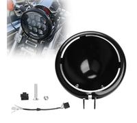 Chelhead Secchio per faro moto da 5,7 pollici con cablaggio H4 5 3/4 LED staffa alloggiamento faro compatibile con la maggior parte dei modelli Harley Softail Sportster XL1200 XL883 Dyna Customs