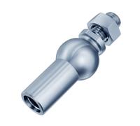 ChellexX - Giunto assiale (M6 - M8, 20 mm) per giunti sferici, accessori assiali per RhedexX, molle a gas Stabilus (M6 - M8, 20 mm)