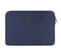 Chelory Custodia per computer portatile da 17,3" e 17,5", compatibile con notebook, Ultrabook, Chromebook, HP, Lenovo, Asus, Acer, Dell, antiurto, custodia protettiva con tasca, colore: blu scuro