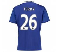 Chelsea FC 2016 2017 26 John Terry casa calcio maglia in blu, Uomo, Blue, L