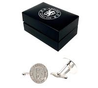 Chelsea FC Argento Sterling 925 da Uomo di Lusso Crest Camicia Gemelli CFC Gift