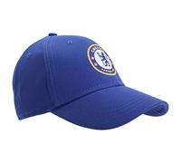 Chelsea FC - Berretto da Baseball Unisex con Stemma del Club, Blu, Taglia Unica