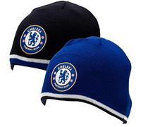 Chelsea FC - Berretto Reversibile in Maglia, Colore: Blu