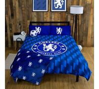 Chelsea FC Geometrico Doppio Copripiumino E Federa Ufficiale Club Crest