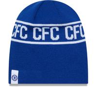Chelsea FC New Era Wordmark Skull Knit Beanie Cappello Ufficiale Premier League
