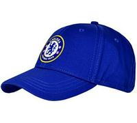 Chelsea FC Ricamato Crest Adulto Blu Elettrico Berretto da Baseball Taglia Unica
