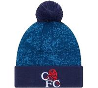 Chelsea FC Ufficiale Inverno Logo Teschio Polsino Maglia Pompon Berretto Unisex