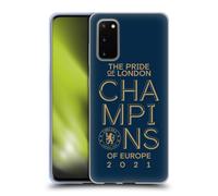 CHELSEA FOOTBALL CLUB CAMPIONI 2021 CUSTODIA COVER MORBIDA IN GEL PER SAMSUNG 1