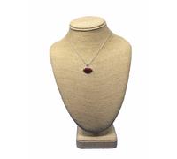 Chelsea Taylor Rosso & Nero Ottone Calcio Collana con Ciondolo