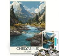 Chelyabinsk, Russia Puzzle da 1000 pezzi | 50x75cm Gioco pratico Ogni pezzo è unico Vacanza antistress a casa Ammazzare il tempo