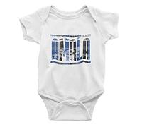CHEMAGLIETTE! Body Neonato Bimbo Bimba Con Stampa Divertente Tifosi Interisti Idea Regalo Amala, 0-6 Mesi