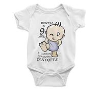 CHEMAGLIETTE! Body Neonato Simpatico Bimbo Bimba Con Stampa Idea Regalo Divertente BuonaCondotta, 0-6 Mesi
