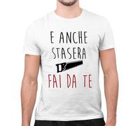 CHEMAGLIETTE! Maglietta Divertente Uomo - T-Shirt Divertenti con Stampa Spiritosa e Simpatica - Regalo Originale, Maglia con Scritte Ironiche - Grafica Irriverente - Fai da Te, Bianco, XXL